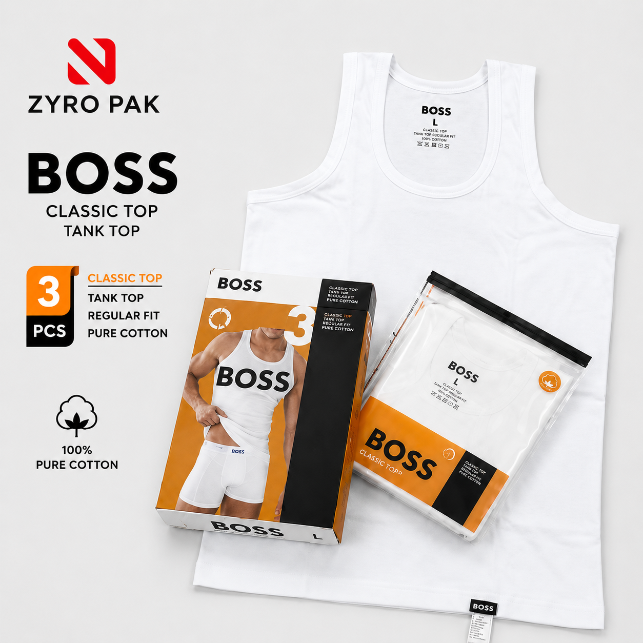 Premium Vest for mens Pack of 3